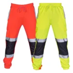 Men Trousers Reflective Overalls Multi-pocket Training Sports Trousers Men Road Work High Visibility Overalls Work Casual Pants - Image 5