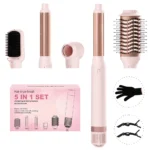 Hair dryer brush detachable 5-in-1 styling and drying system for quick drying, curl smoothing and styling, straightening brush - Image 7
