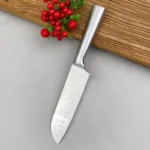 5 Piece Stainless Steel Kitchen Knife Set, Ergonomic Hollow Handle Design, Household Chef Knife for Chopping Carving Slicing - Image 4