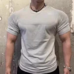 Men's Muscle Enhancing Slim Fit Long Sleeve Workout T-Shirt, Breathable Athletic Top for Gym Training Outdoor - Image 5