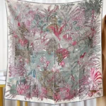 100% Real Silk Scarf Neckerchief 90 Silk Scarf Wraps Foulard Womens Fashion Scarves for OL - Image 6