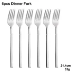 4/6/16/24 Pieces Cutlery Set Stainless Steel Thin Tableware Mirror Elegant Knife Fork Spoon Western Dinner Set Sliverware - Image 14