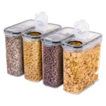 Food Storage Containers with Lids Stackable Treat Box Containers for Kitchen Pantry Organization Containers for Rice Dispenser - Image 8