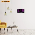 Giant Intelligent Digital Wall Clock｜One screen to control time-temperature-date, home technology pulls full! - Image 3