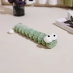 Cat Plush Chew Toy Plush Cushion Caterpillar Catnip Companionship Kitten Toy Cat Teaser Stick Interactive Cat Toy Supplies - Image 4