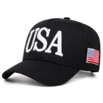 USA embroidered baseball caps, outdoor sports baseball caps - Image 4