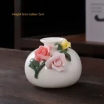 Handmade Flower Vases Ceramic Hydroponic Mini Flower Inserted Dry Flower Fragrance Bottle Home Decorations Floreros Vintage - Image 3