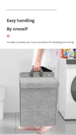 Household Laundry Baskets Foldable Bathrooms Laundry Baskets Large Capacity Multifunctional Waterproof Clothes Storage Basket - Image 15