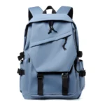 Simple solid color backpack,  travel backpack, plenty of storage space, very suitable for commuting, school, work and going out. - Image 8
