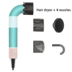 1400W high-power hair dryer, dries hair quickly, lightweight body, low noise, comes with various types of air nozzles. - Image 10