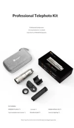 ED Low Dispersion 400mm Telephoto Lens, Fotorgear Pro with 13 Elements & 35mm Prism, No Vignette, IOS Stabilization for Phone - Image 38
