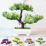 Artificial Plants Bonsai Small Tree Pot Fake Plant Flowers Potted Ornaments For Home Room Table Decoration Hotel Garden Decor - Image 21