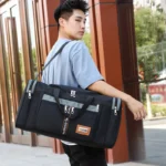 Travel Bag Large Capacity Handbag Portable Outdoor Carry Luggage Convenient Practical Male's Weekend Duffle Bags - Image 31