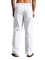 Men's Casual Trousers 2025 Spring/Summer New Man Large Size white Straight trousers Solid Beach black Fitness Pants S-XXXL - Image 10