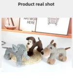 Pet supplies: dog toys for chewing, making sounds, and relieving boredom, arched plush toys, plush toy factory in stock - Image 16