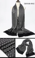 DANKEYISI Real Silk Men Neck Scarf Silk Scarf Men Designer Fashion Scarves Handkerchief Natural Silk Neckerchief - Image 25
