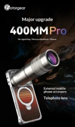 ED Low Dispersion 400mm Telephoto Lens, Fotorgear Pro with 13 Elements & 35mm Prism, No Vignette, IOS Stabilization for Phone - Image 14