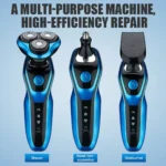 Electric Shaver Rotary Shaver Electric Razor Beard Trimmer Rechargeable Hair Cutting Shaving Machine Clipper for Men Waterproof - Image 2