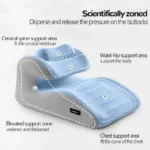 Ergonomic Pillow,  Supports Posture in Any Position Cervical Traction Pillows Body Relaxation Anti Snoring, Ideal for Massage - Image 2