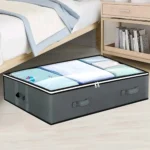 Foldable Underbed Bags -  Blankets Clothes Comforters Storage Bag Breathable Zippered Organizer for Bedroom - Image 2