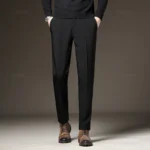New Men‘s Suit Pants Slim Business Office Elastic Waist Black Grey Classic Pant Korean Trousers Male Plus Size 27-38 40 42 - Image 10