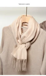 Women Scarf Cashmere Winter Scarf Winter 2024 Fashion Scarves Designer Keep warm Women Luxury Kids Scarf - Image 14