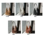 Large Capacity Casual Solid Retro Tassel Tote Bags Hot Sale Versatile Underarm Women's Bag Concise Advanced Sense Shoulder Bags - Image 15