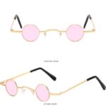 Vintage Sunglasses Round Steampunk Sunglasses Round Metal Frame Small Round Sunglasses Gothic Sunglasses Hippy Glasses - Image 24