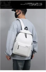 Backpack Simple New Style College Style Small Backpack Travel Lightweight Korean Version Junior High School Double Shoulder Bags - Image 20