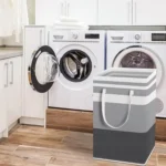 75L Large Laundry bags Baskets with Handles Durable Dirty Clothes Hamper Storage Basket for Home Dorm Hotels Laundry 40*30*60cm - Image 2