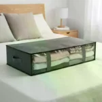 4 Pack Under Bed Storage Containers Blanket Storage Bag Shoe Storage And Organization Space-Saving Bedding Organizer For Bedroom - Image 4
