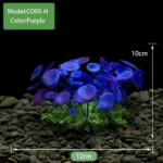 Artificial Underwater Plastic Plants Aquarium Fish Tank Aquatic Fake Shrub Green Weeds Water Grass Viewing Simulation Decoration - Image 4