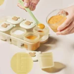Baby Food Storage Containers Freezer Trays Food Storage Child Broth Container Cooked Food Ice Cubes Trays Freezer Compartments - Image 2