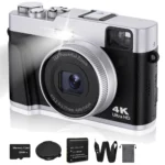 4K Digital Camera Auto Focus 48MP Vlogging Camera for YouTube and Anti-Shake Video Camera with Viewfinder Flash & Dial - Image 8