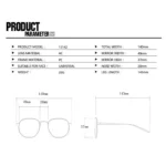 Women's Square Sunglasses 2024 New Sunglasses Fashion Sunglasses Street Photography Sunglasses Trendy Fashion - Image 5