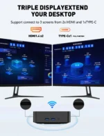 Mini PC Intel Core I9 10980HK/N150 Windows 11 Small Pocket Computer 32GB RAM 1/2TB SSD WIFI6 BT5.2 4K Desktop PC Gaming Computer - Image 19