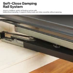 Rotating Shoe Rack New Stainless Steel Multi-Layer Built-In Ultra-Thin 90 Degree Side Mount Large Capacity For Home Organizer - Image 4