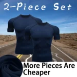 Men's Tight Dry Tshirt Muscle Moisture Wicking Gym Tshirts Fitness Sportswear Casual Holiday Short Sleeve Clothing Apparel - Image 16