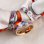 Fashion Scarves Buckle Stainless Steel Ring Women Brooches Enamelled Scarfs Buckles Ring High-Grade Scarf Clip Metal Brooch 2022 - Image 4