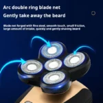 Electric shaver is suitable for men. USB rechargeable cordless electric shaving machine, beauty therapist, hairdressing tool. - Image 5