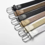 Trendy Casual Stretch Canvas Braided Belts Versatile Hole-free Elastic Belt Student Pants Belt For Women Man - Image 18