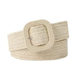 Trend Bohemian Braided Belts for Women Summer Patchwork Straw Woven Belt Wide Waistband Fashion Female Waist Belt - Image 14