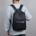 Backpack Simple New Style College Style Small Backpack Travel Lightweight Korean Version Junior High School Double Shoulder Bags - Image 3