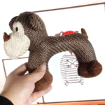 Pet supplies: dog toys for chewing, making sounds, and relieving boredom, arched plush toys, plush toy factory in stock - Image 8