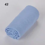 Sparsil Women Summer Soft Retro Tassels Solid Color 180x90 Shawls Female Thin Wraps Hijab Beach Holiday Scarf - Image 14