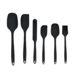 Silicone Kitchenware 6-Piece Set, Cream Scraper, Spatula, Oil Brush, Size Scraper Set Baking Tool, Non-Integrated Hand - Image 10