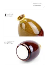 Modern Flower Vases For Homes Ceramic Vase Decoration Flower Glaze Flower Home Accessories Ceramic Craft Ornaments Green Plant - Image 23