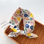Floral Polka Dot Square Scarf Cotton Scarves Headband Headscarf Decoration Women Flower Kerchief Neckerchief Head Wrap Bandanas - Image 59