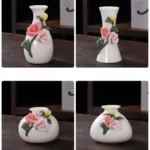 Handmade Flower Vases Ceramic Hydroponic Mini Flower Inserted Dry Flower Fragrance Bottle Home Decorations Floreros Vintage - Image 23