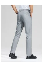 New Men's Business Office Party Suit Pants Spring Summer  Loose Ice Silk Breathable Pants Casual Trousers Male Straight Pants - Image 29